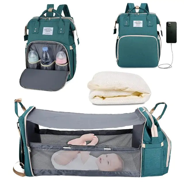 3-in-1 Stylish Mommy Bag