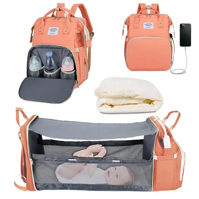 3-in-1 Stylish Mommy Bag