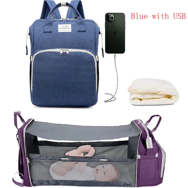 3-in-1 Stylish Mommy Bag