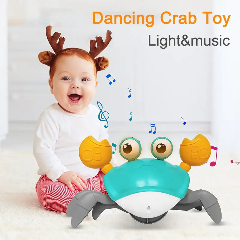 Sensing Crawling Crab Baby Toy