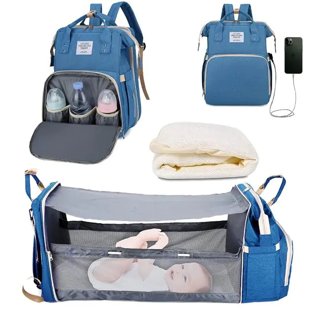 3-in-1 Stylish Mommy Bag