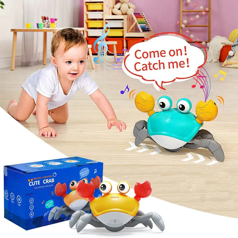 Sensing Crawling Crab Baby Toy