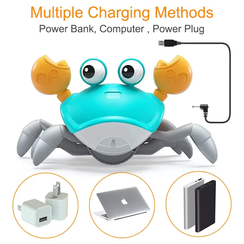 Sensing Crawling Crab Baby Toy