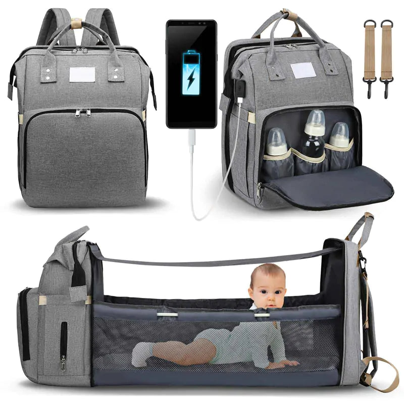 3-in-1 Stylish Mommy Bag